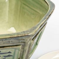 Набор горшков 3 шт. "Бансайка" зеленый: 6л, 2,3л, 1л Набор горшков 3 шт. "Бансайка" зеленый: 6л, 2,3л, 1л