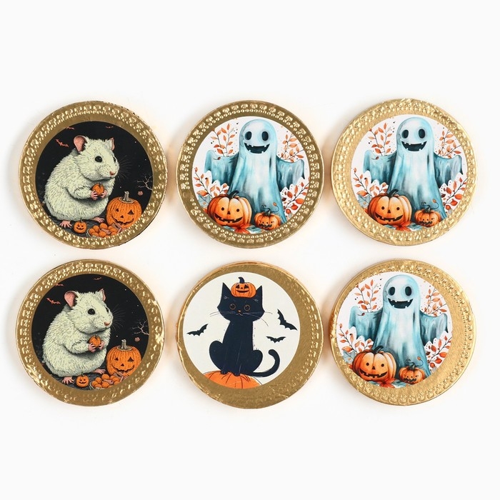 Хэллоуин: Шоколадные монеты в мешочке &laquo;Сладость или жизнь&raquo;