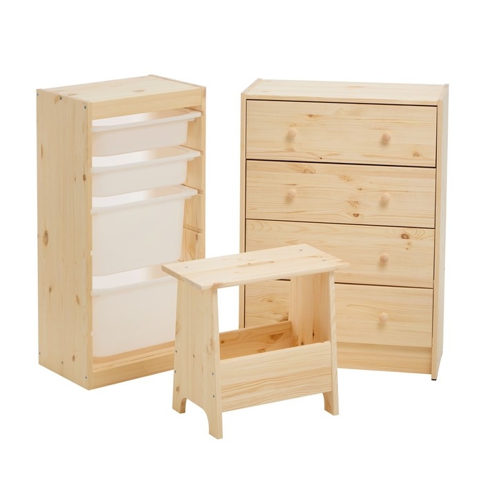 Стул детский SVALA, 27х57х29, Массив сосны