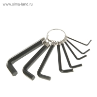 Набор шестигранников "СЕРВИС КЛЮЧ", 8 пр. на кольце, в блистере Набор шестигранников "СЕРВИС КЛЮЧ", 8 пр. на кольце, в блистере