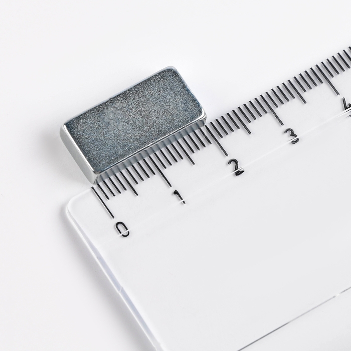 Магнит неодимовый &laquo;Прямоугольник&raquo;, размер &mdash; 1 шт. 2 &times; 1 &times; 0,5 см, набор 6 шт.