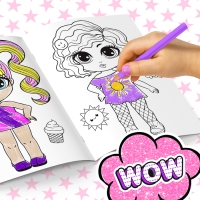 Набор раскрасок «WOW Girls», формат А5, 6 шт. по 12 стр. Набор раскрасок «WOW Girls», формат А5, 6 шт. по 12 стр.
