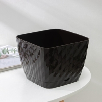 Горшок с поддоном &laquo;Классика&raquo;, 4,5 л, цвет шоколадный