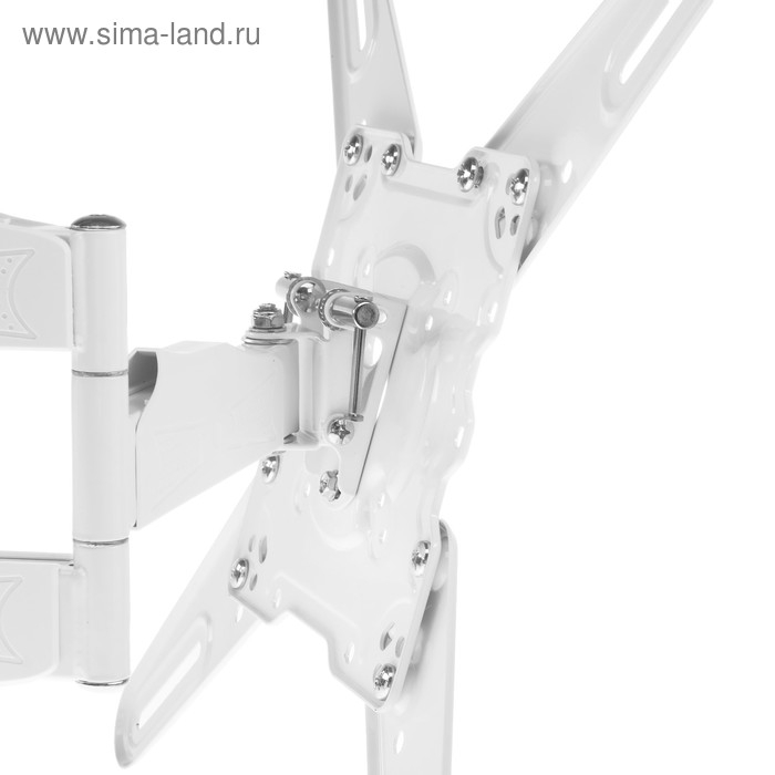 Кронштейн Kromax ATLANTIS-40, для ТВ, наклонно-поворотный, 22-65", 60-523 мм от стены, белый