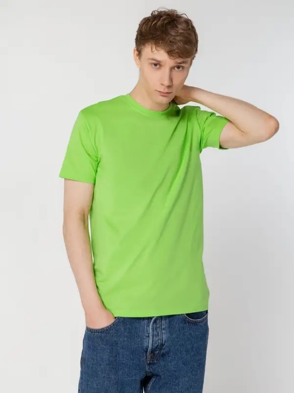 Футболка унисекс T-bolka 160, зеленое яблоко, размер S