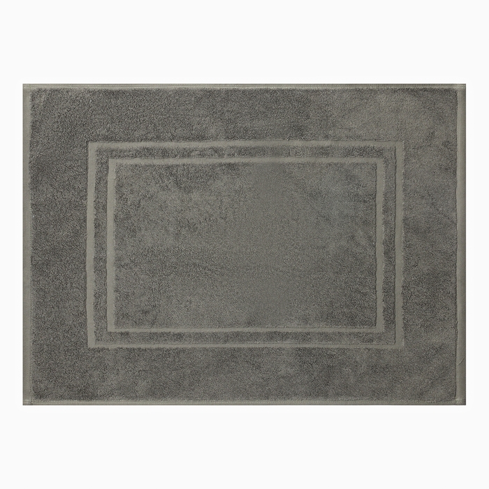 Коврик махровый Этель Classic, цв. серо-зелёный, 50х70 см, 100% хлопок, 730 г/м2 Коврик махровый Этель Classic, цв. серо-зелёный, 50х70 см, 100% хлопок, 730 г/м2