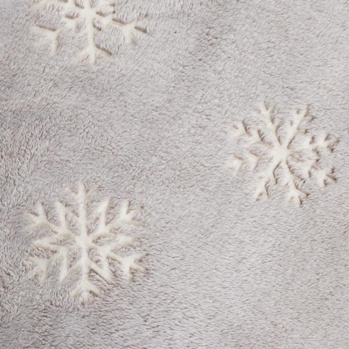 Плед светящийся в темноте Этель &laquo;Снежинки&raquo; 150*200 см,100% п/э, корал-флис, 220 гр/м2