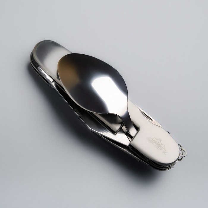 Набор туриста 4в1: нож, вилка, ложка, открывалка микс Набор туриста 4в1: нож, вилка, ложка, открывалка микс