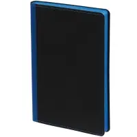 Ежедневник Nice Twice, недатированный, черный с синим Ежедневник Nice Twice, недатированный, черный с синим