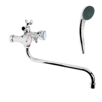 Cмеситель для ванны Accoona A7380, двухвентильный, латунь, хром Cмеситель для ванны Accoona A7380, двухвентильный, латунь, хром