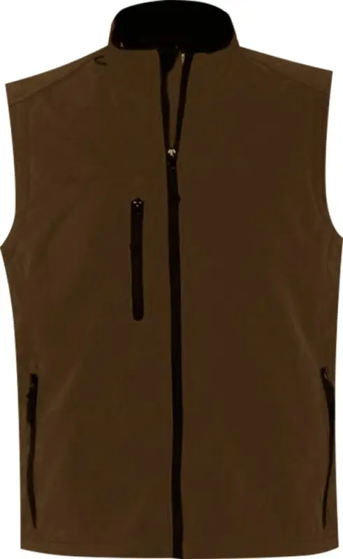 Жилет мужской софтшелл Rallye Men шоколадно-коричневый, размер S Жилет мужской софтшелл Rallye Men шоколадно-коричневый, размер S