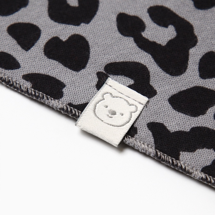 Набор слюнявчиков на кнопках Крошка Я Trendy grey, 2 шт Набор слюнявчиков на кнопках Крошка Я Trendy grey, 2 шт