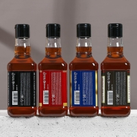 Подарочный набор косметики &laquo;Лучшему из лучших&raquo;, гель для душа во флаконе виски, 4 х 250 мл, Новый Год