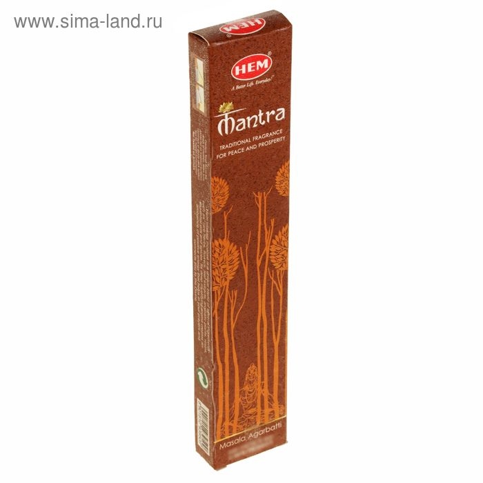 Благовония Благовония "HEM" 10-14 палочек (15 гр.) Масала Мантра