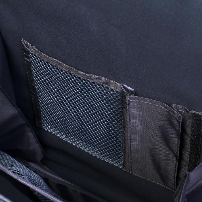 Рюкзак каркасный школьный 38 х 30 х 16 см, эргономичная спинка, Stavia "Фламинго мини", чёрный/розовый