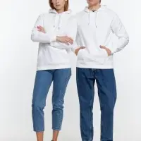 Толстовка унисекс Stellar, белая, размер XS