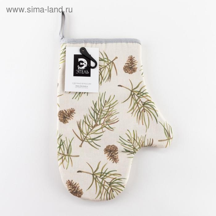 Новый год. Варежка-прихватка Christmas tree 20х28см, саржа, 100% хлопок, ватин 250г/м2 Новый год. Варежка-прихватка Christmas tree 20х28см, саржа, 100% хлопок, ватин 250г/м2