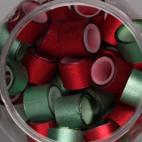 Клейкая лента пластик в банке "Глори. Красный, зелёный" н-р 40 шт 1,2 см, дл.0,9м 7х7х9 см Клейкая лента пластик в банке "Глори. Красный, зелёный" н-р 40 шт 1,2 см, дл.0,9м 7х7х9 см