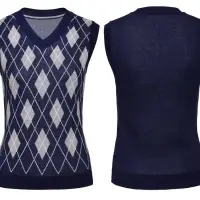 Жилет на заказ Classic Fint, акрил, размер M