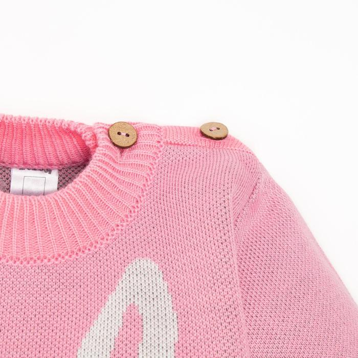 Костюм вязаный Крошка Я "Зайка" рост 74-80 см