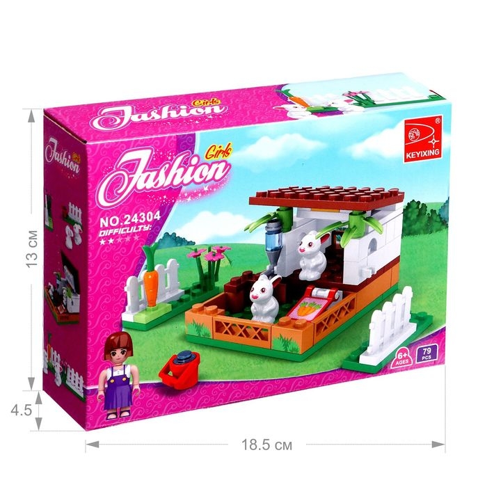 Конструктор &laquo;Мини-ферма&raquo;, 73 детали