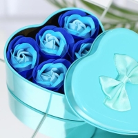 Мыльные розочки, трёхцветные,набор 6 шт. Мыльные розочки, трёхцветные,набор 6 шт.