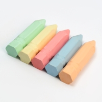 Мелки для рисования &laquo;Карандаши&raquo;, набор 5 цветов, размер 1 шт. &mdash; 2,5 &times; 10 см