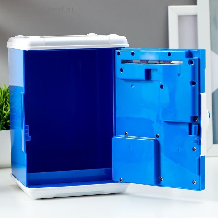 Копилка пластик для монет и купюр Копилка пластик для монет и купюр "Сейф - Зверушки" 3АА МИКС 19х12,5х13 см