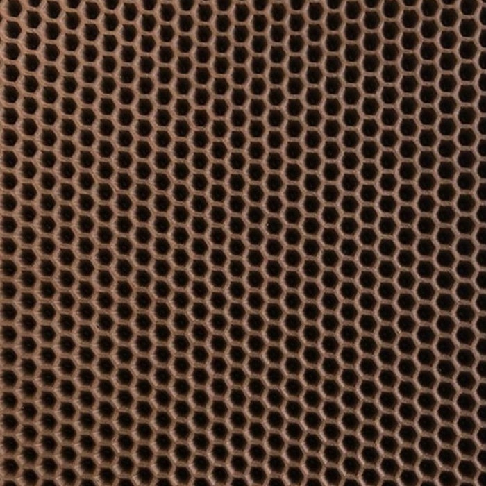 Коврик eva универсальный Grand Caratt, Соты 50 х 67 см, коричневый