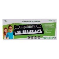 Синтезатор &laquo;Супер музыкант&raquo; с микрофоном, 37 клавиш, работает от сети и от батареек
