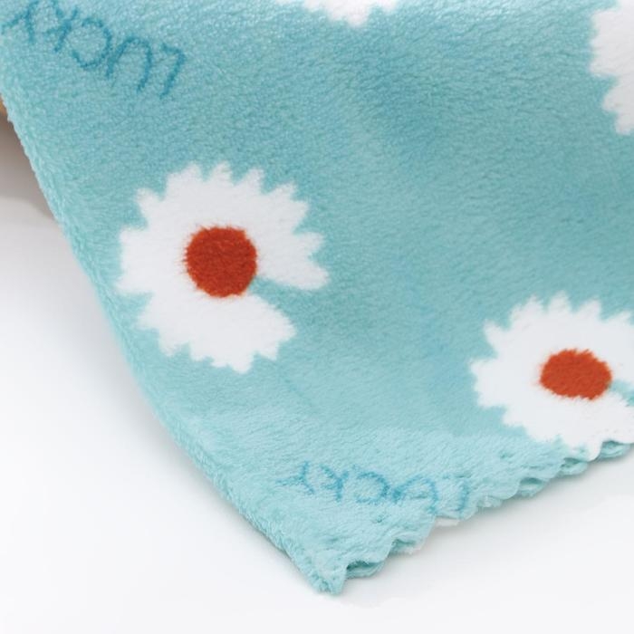 Салфетка для уборки Доляна &laquo;Ромашки&raquo;, микрофибра махровая, 30&times;30 см, цвет МИКС