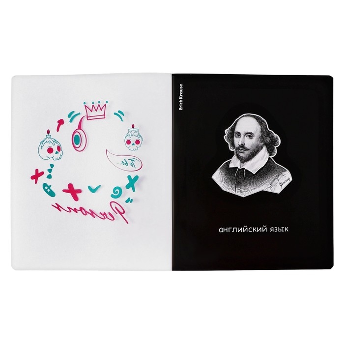 Тетрадь предметная АНГЛИЙСКИЙ ЯЗЫК, 48 листов в клетку, ErichKrause Persons, пластиковая обложка, шелкография, блок офсет 100% белизна, инфо-блок Тетрадь предметная АНГЛИЙСКИЙ ЯЗЫК, 48 листов в клетку, ErichKrause Persons, пластиковая обложка, шелкография, блок офсет 100% белизна, инфо-блок