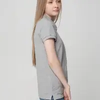 Рубашка поло женская Virma lady, серый меланж, размер 3XL