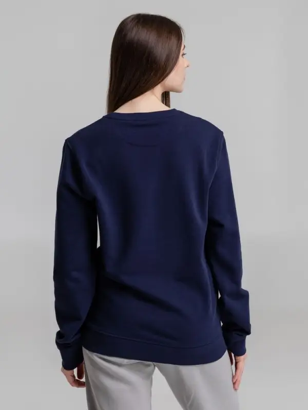 Свитшот унисекс BNC Inspire (Organic), темно-синий, размер XS