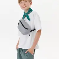 Детская поясная сумка Sonrisa, серая Детская поясная сумка Sonrisa, серая