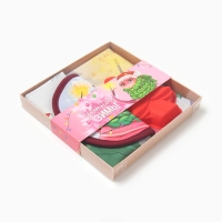 Набор подарочный Этель "Уютной зимы": полотенце 40х70 см. ,форма для выпекания, прихватка