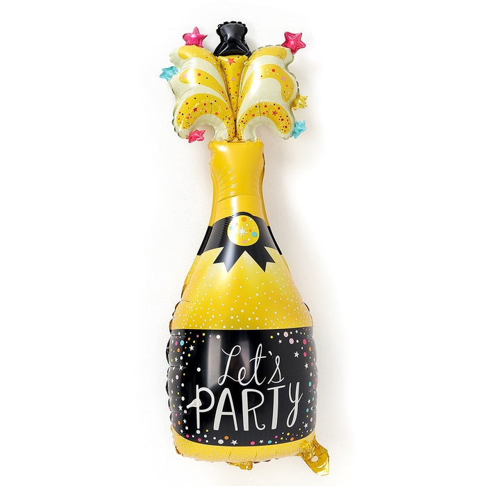 Новый год! Шар фольгированный 44 Новый год! Шар фольгированный 44" «Взрывное шампанское»