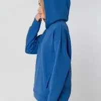 Худи оверсайз унисекс Tolla, синее (джинс), размер XS/S