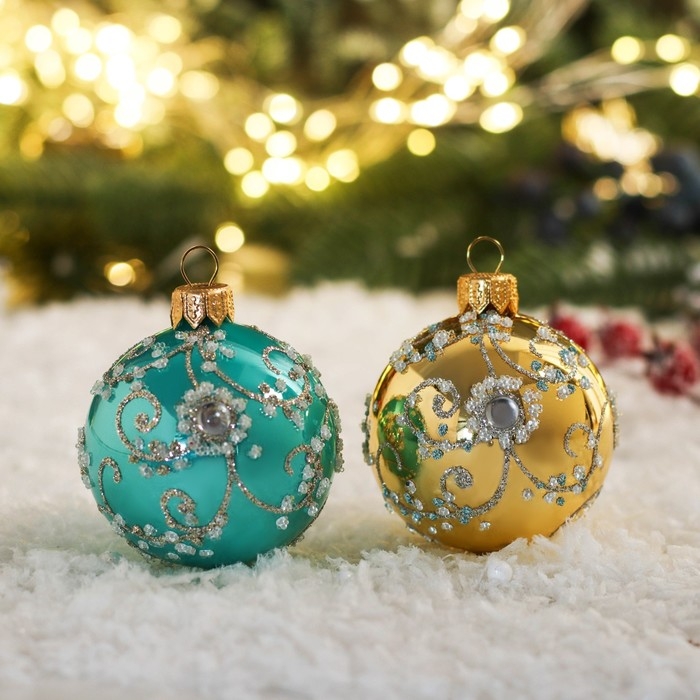 Шар новогодний Шар новогодний "Престиж " 6см микс