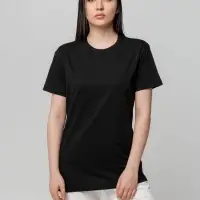 Футболка унисекс T-bolka 140, черная, размер M