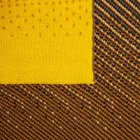 Плед Dreamshades, желтый с коричневым