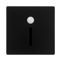 Встраиваемый светильник для лестницы, NL-37, датчик движ., 1.5 Вт, 60 Лм, 6500К, черный Встраиваемый светильник для лестницы, NL-37, датчик движ., 1.5 Вт, 60 Лм, 6500К, черный