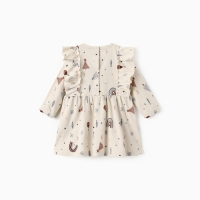 Платье  Крошка Я "Новогодние игрушки", рост 80-86 см