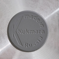 Кастрюля, 1 л, d=18 см, h=9 см, антипригарное покрытие, цвет светлый мрамор