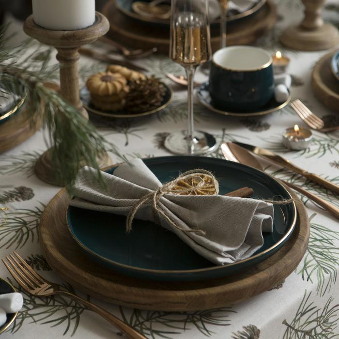 Скатерть Этель Christmas tree 147х220+/- 3см, 100% хлопок, саржа 190 г/м2