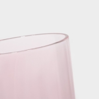 Набор стаканов стеклянных Magistro &laquo;Иллюзия&raquo;, 450 мл, 9,5&times;11,5 см, 6 шт, цвет розовый