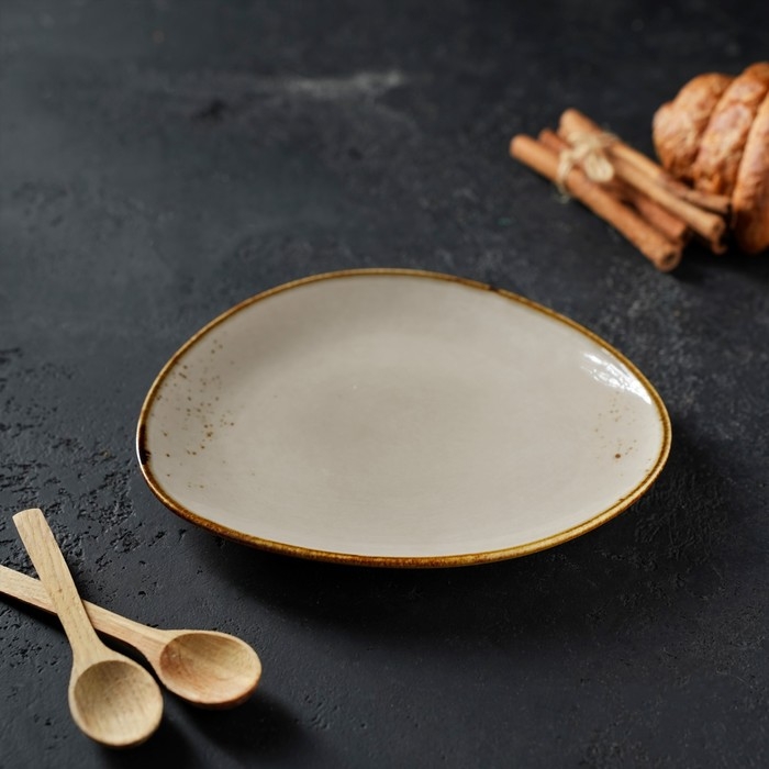 Блюдо для подачи Magistro «Церера», 18×15,6 см, цвет коричневый Блюдо для подачи Magistro «Церера», 18×15,6 см, цвет коричневый