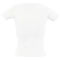 Футболка женская с круглым вырезом Lady 220 белая, размер XL