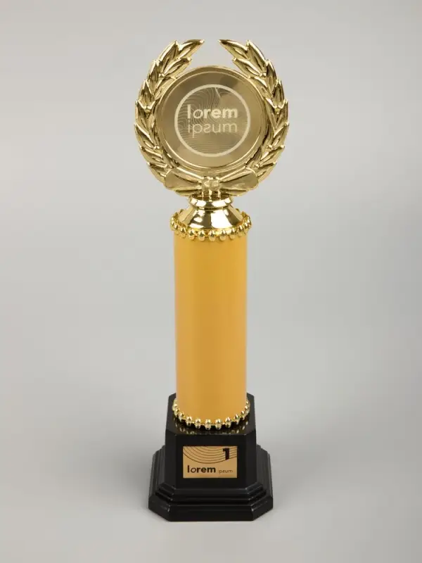 Стела EnterPrize, большая, золотистая