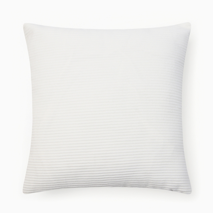 Чехол на подушку Этель Velour 43*43 см,  цв.белый, 100% полиэстер
